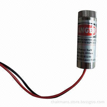 Focus 650nm 5mW Red Laser Line Module, Glass Lens Line Shaped